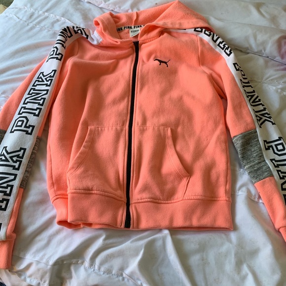 Pink brand hoodie jacket - Picture 3 of 3